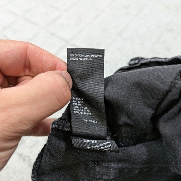 Free People Jeans Women's 28 Black We The Free Crvy Straight Shooter Distressed  - Picture 7 of 10